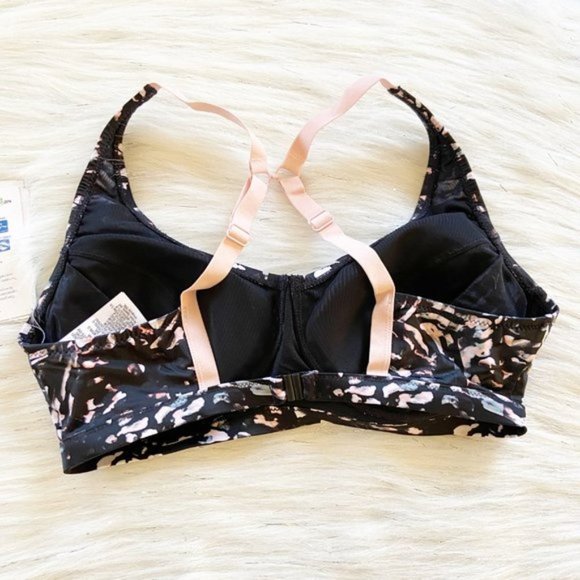 NEW Roxy D Cup Fitness Sports Bra Bikini Swim Top - Picture 4 of 5